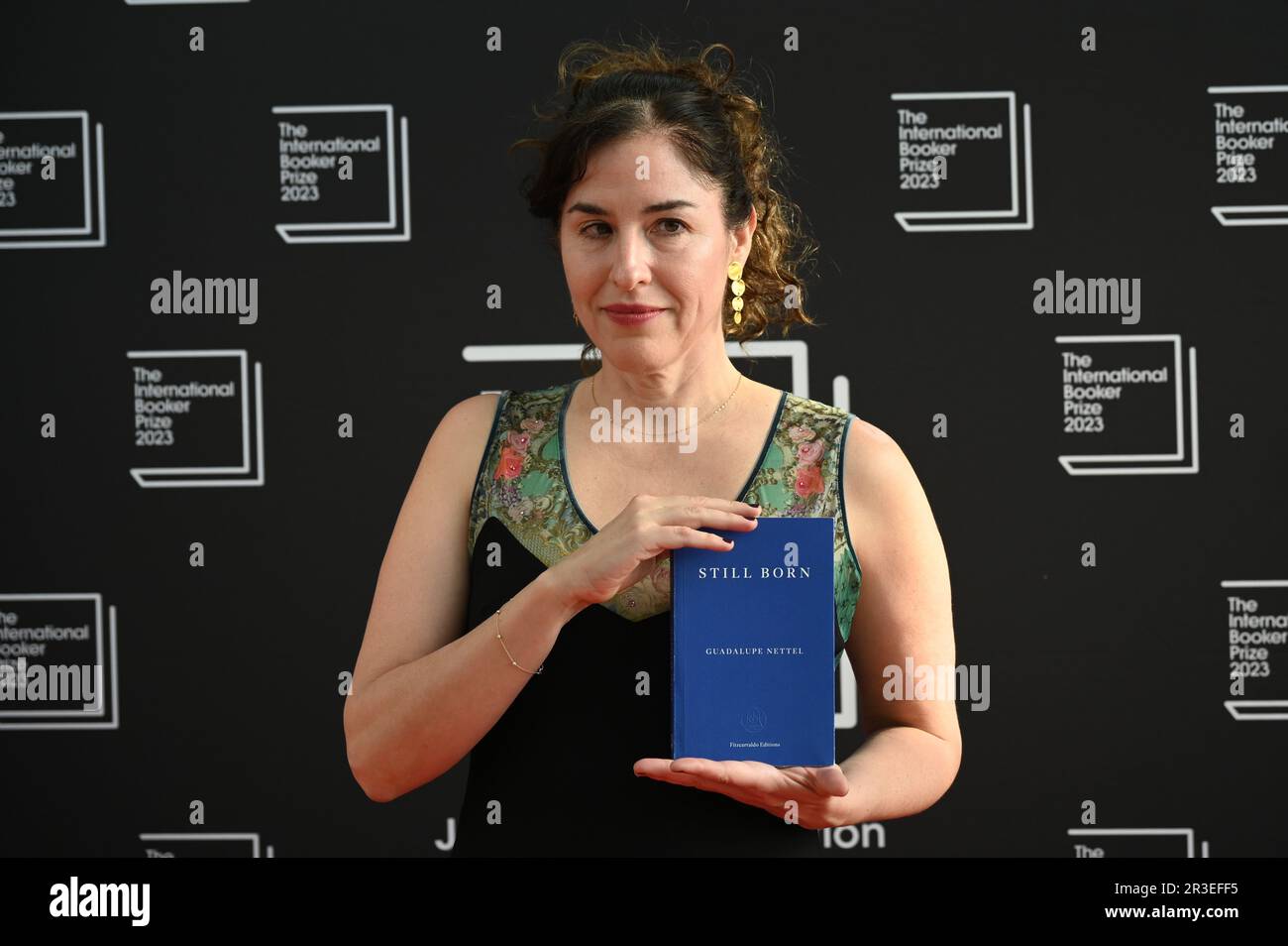 London, UK. 23rd May, 2023. Guadalupe Nettel is a Mexican writer and translator Rosalind Harvey attends the International Booker Prize 2023 at the Sky Garden, London, UK. Credit: See Li/Picture Capital/Alamy Live News Stock Photo