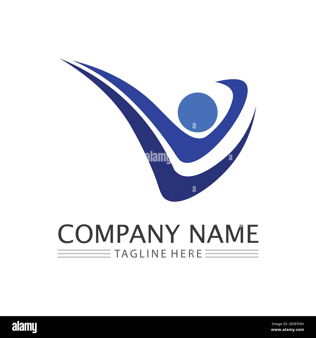 People Icon work group Vector  logo illustration design Stock Vector