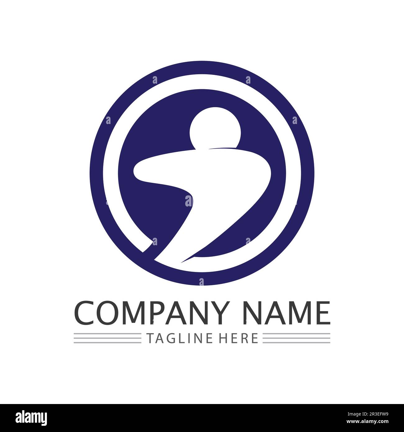 People Icon work group Vector  logo illustration design Stock Vector