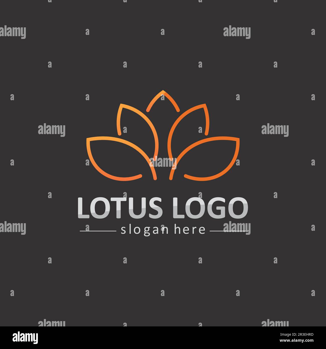 Beauty Vector lotus flowers design logo Template icon Stock Vector ...
