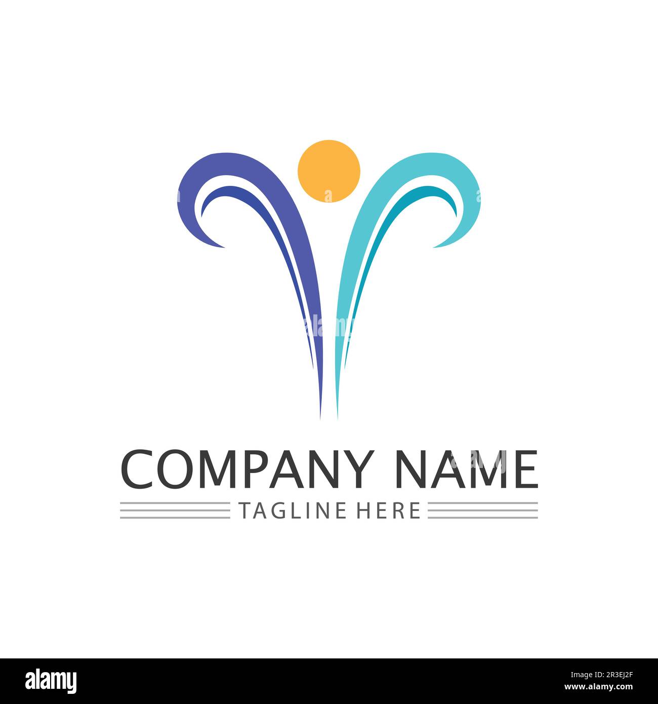 People Icon work group Vector  logo illustration design Stock Vector