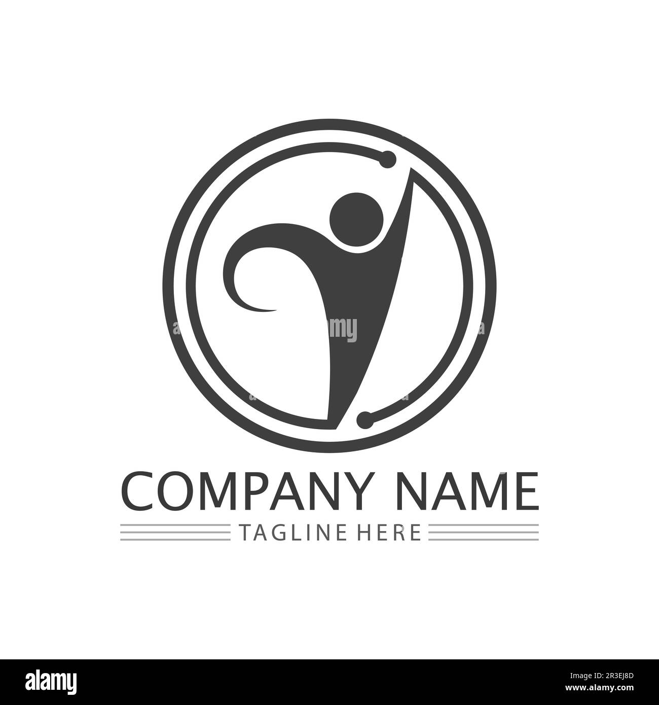 People Icon work group Vector  logo illustration design Stock Vector