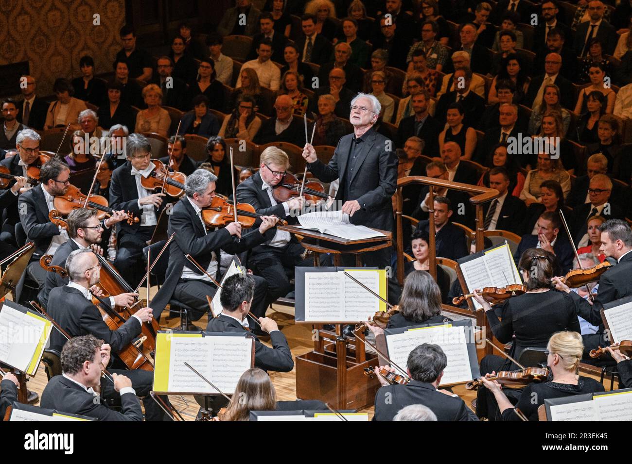 Prague, Czech Republic. 23rd May, 2023. Concert of Czech Philharmonic