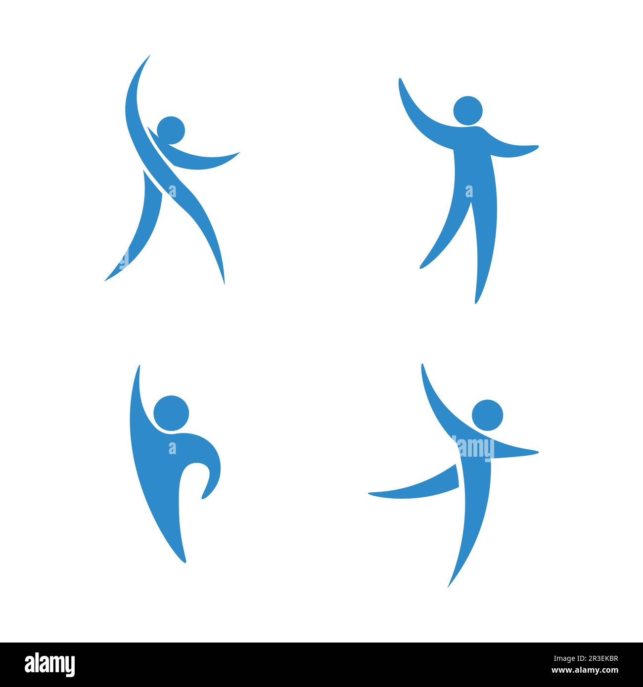 People Icon work group Vector  logo illustration design Stock Vector
