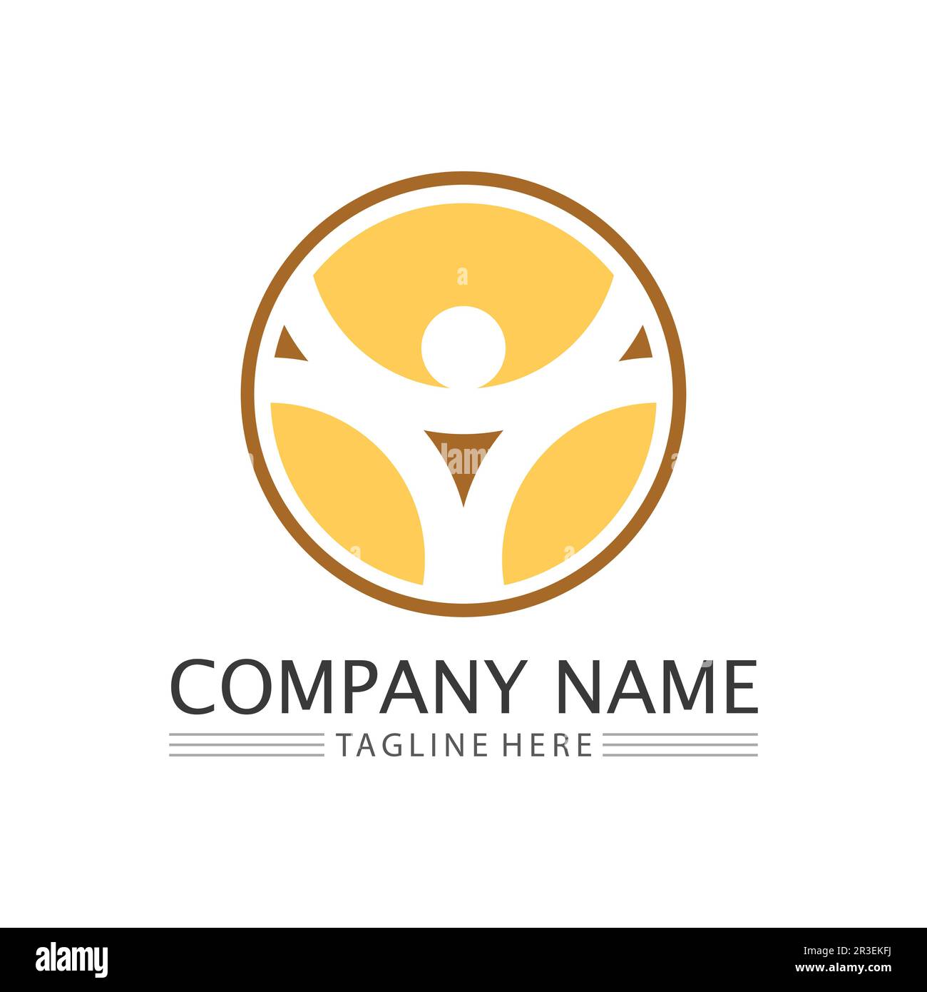 People Icon work group Vector  logo illustration design Stock Vector