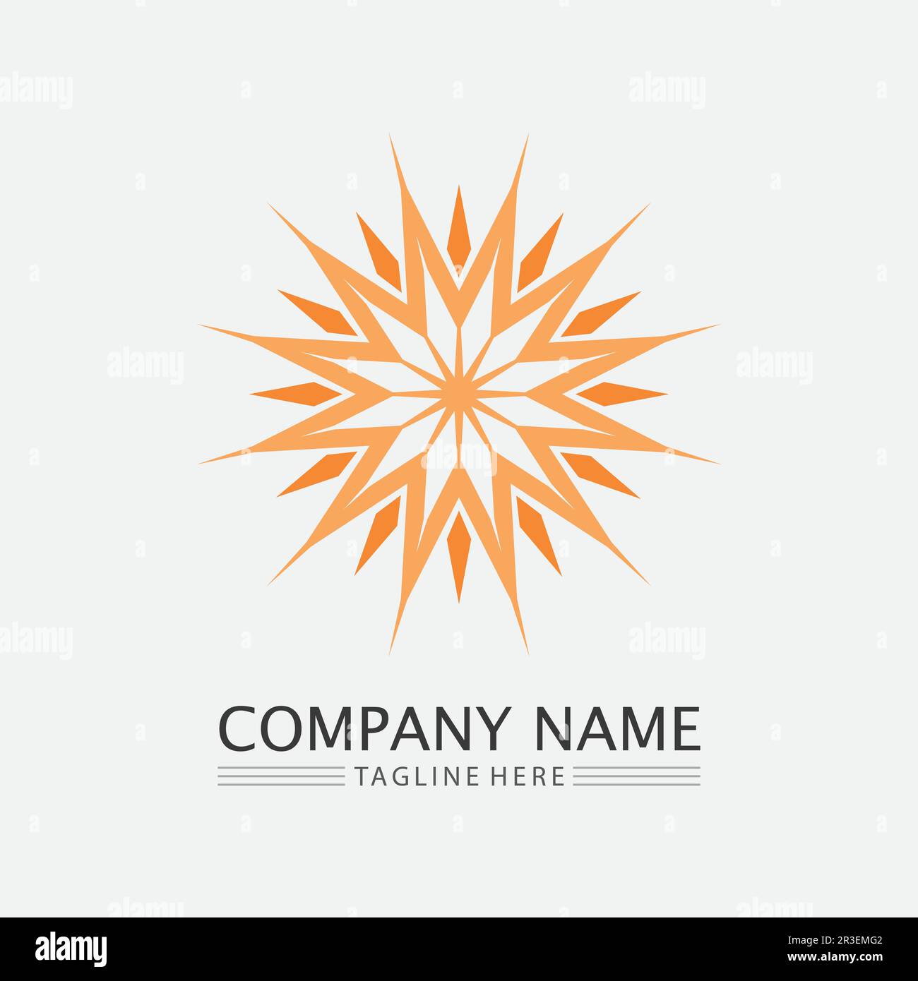 Sun and summer Vector illustration Icon Logo Template design Stock Vector