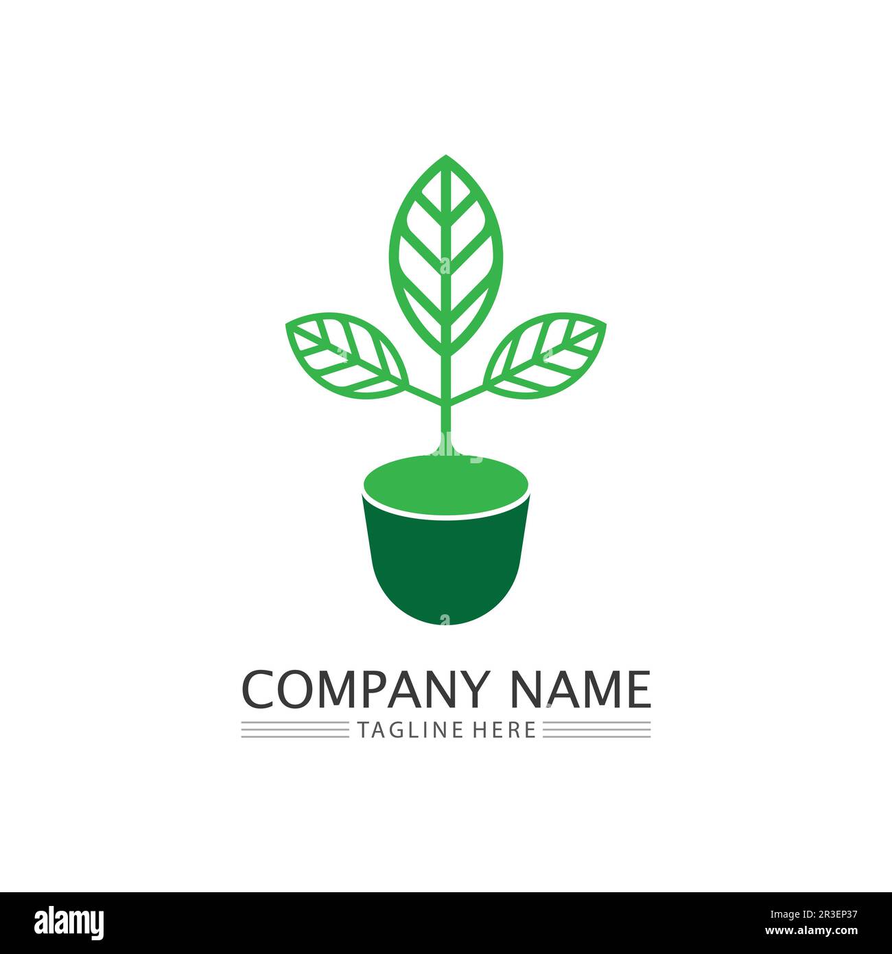 Tree leaf vector and green logo design friendly concept Stock Vector ...