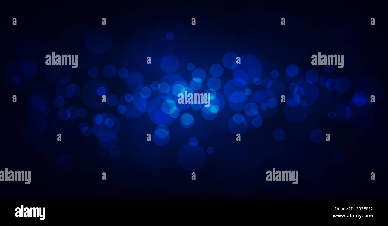 Abstract blue bokeh hi-res stock photography and images - Alamy