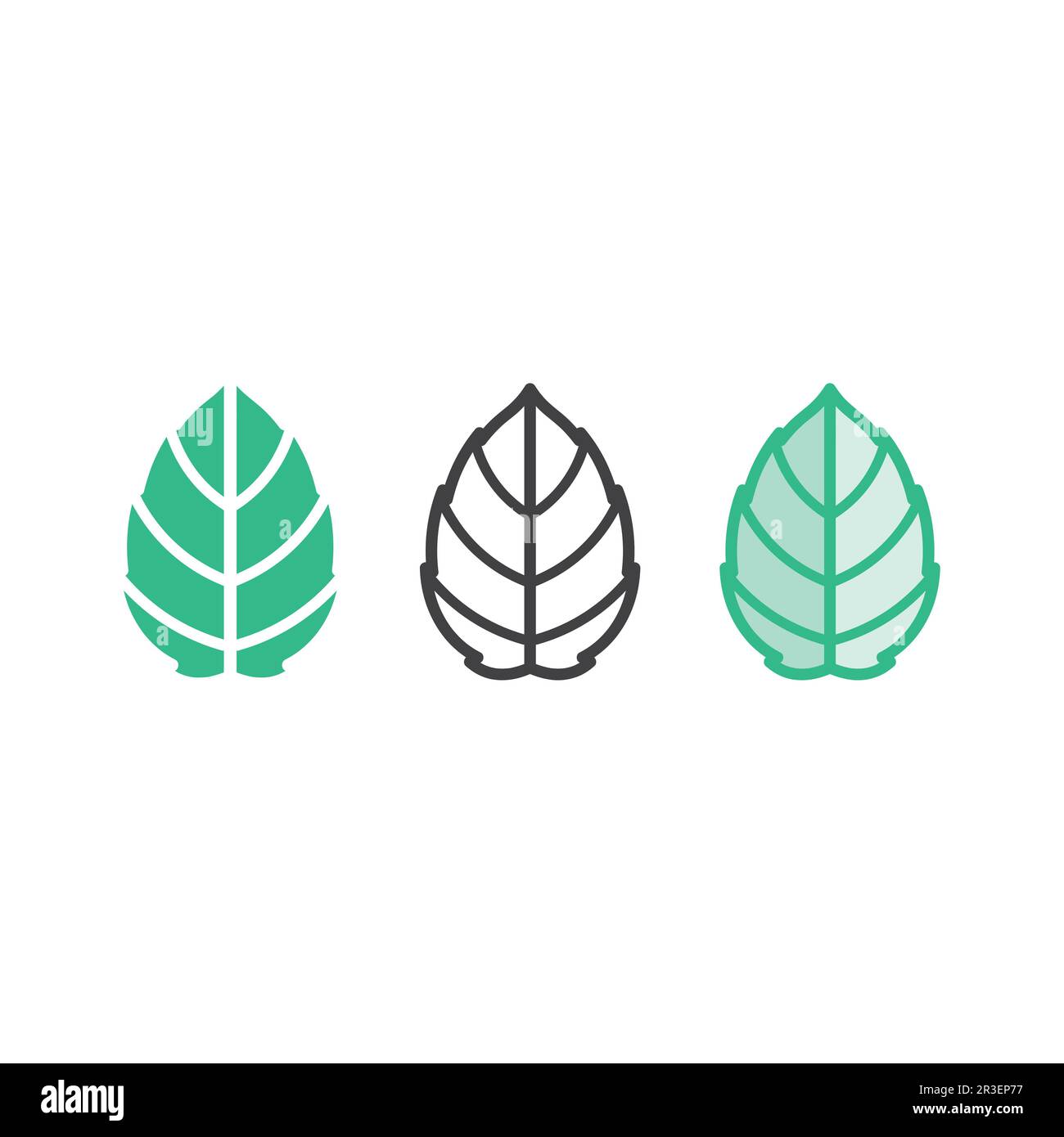 Tree leaf vector and green logo design friendly concept Stock Vector ...
