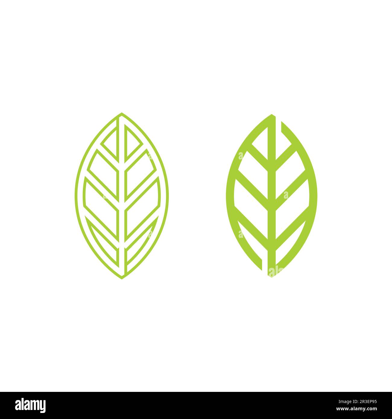 Tree leaf vector and green logo design friendly concept Stock Vector ...