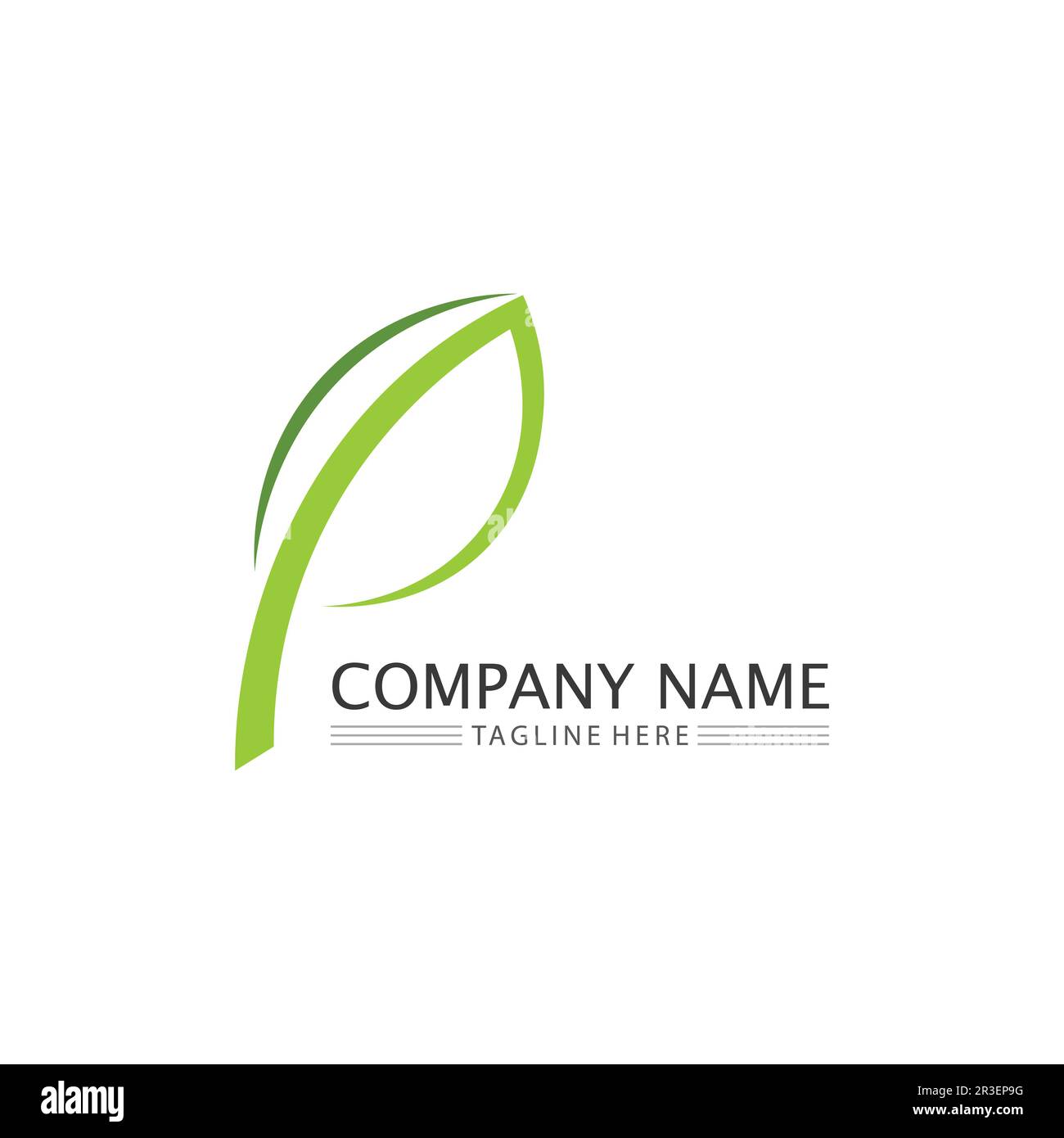 Tree leaf vector and green logo design friendly concept Stock Vector