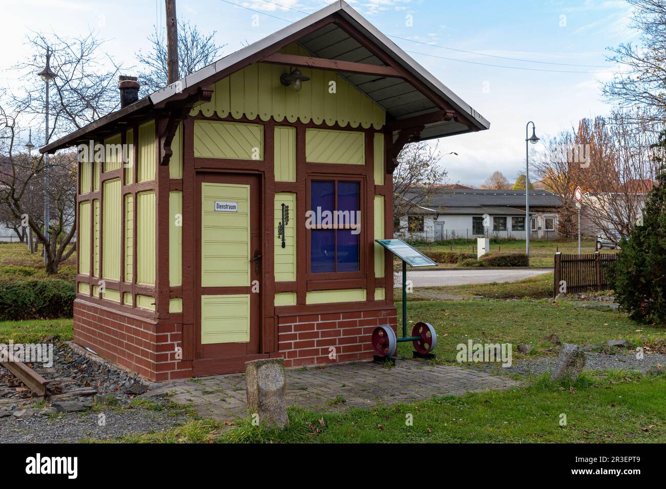 Train Station Gernrode Harz Selketalbahn Stock Photo