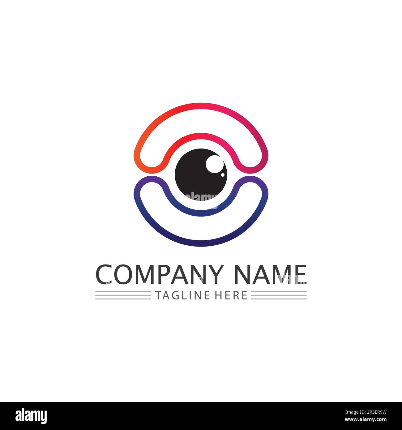 O letter and o font logo Business Technology circle logo and symbols ...