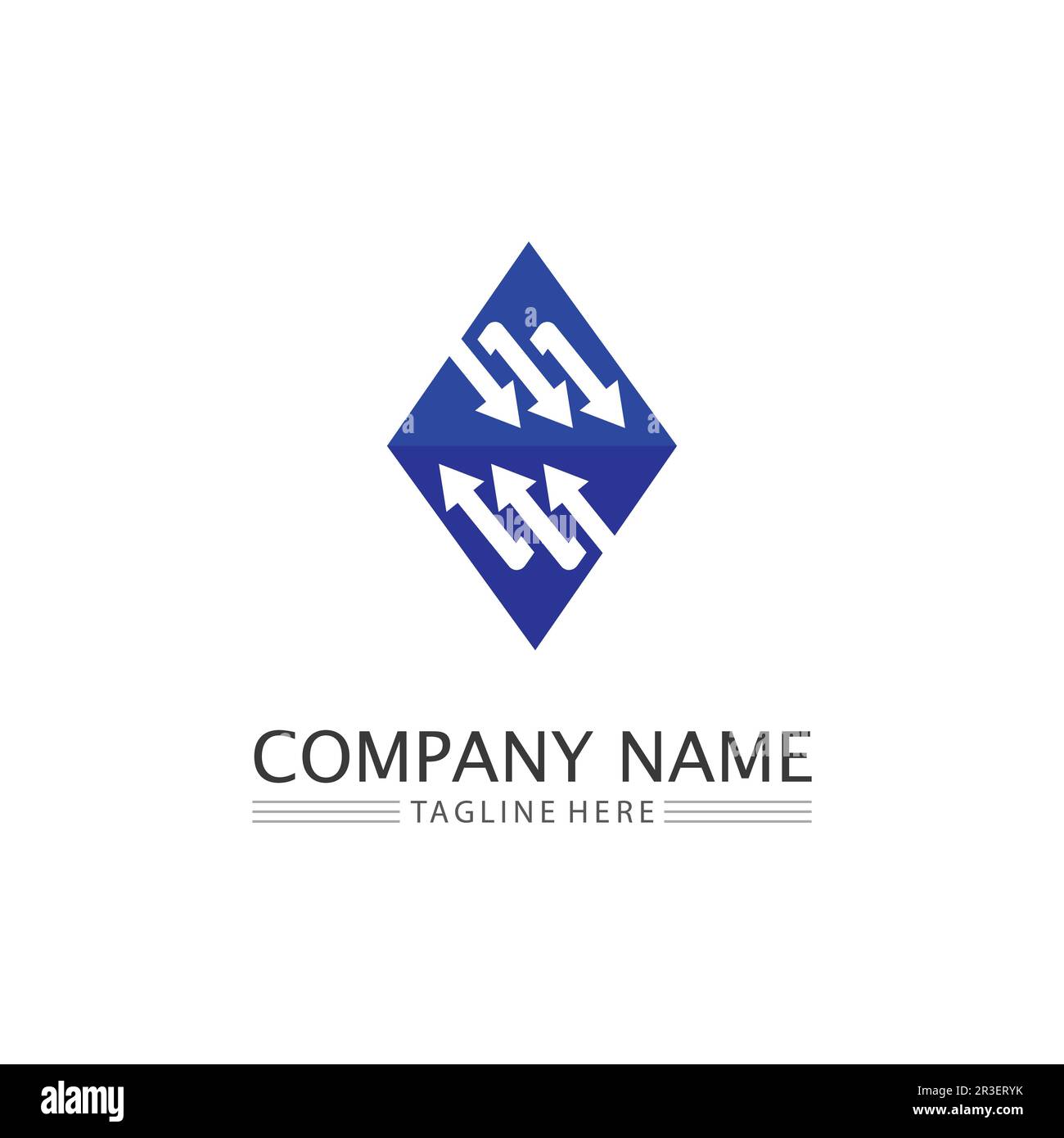 Arrow logo design vector for music, media, play, digital audio and ...