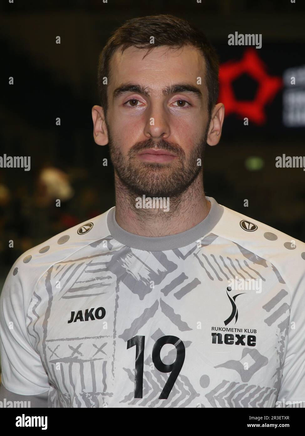 Ivan Vida RK Nexe NaÅ¡ice Handball EHF European League Season 2021-22 SC Magdeburg - RK Nexe NaÅ¡ice Stock Photo