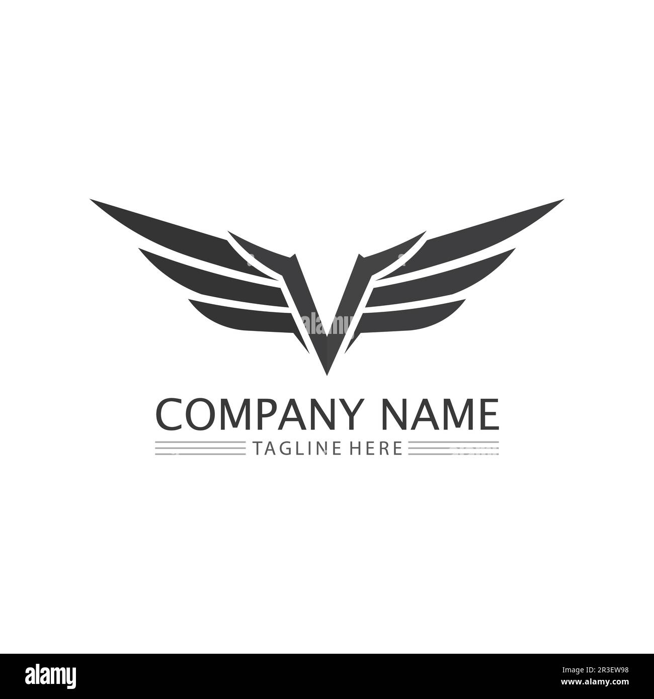 V Letter and checklist  Logo Template vector icon illustration Stock Vector