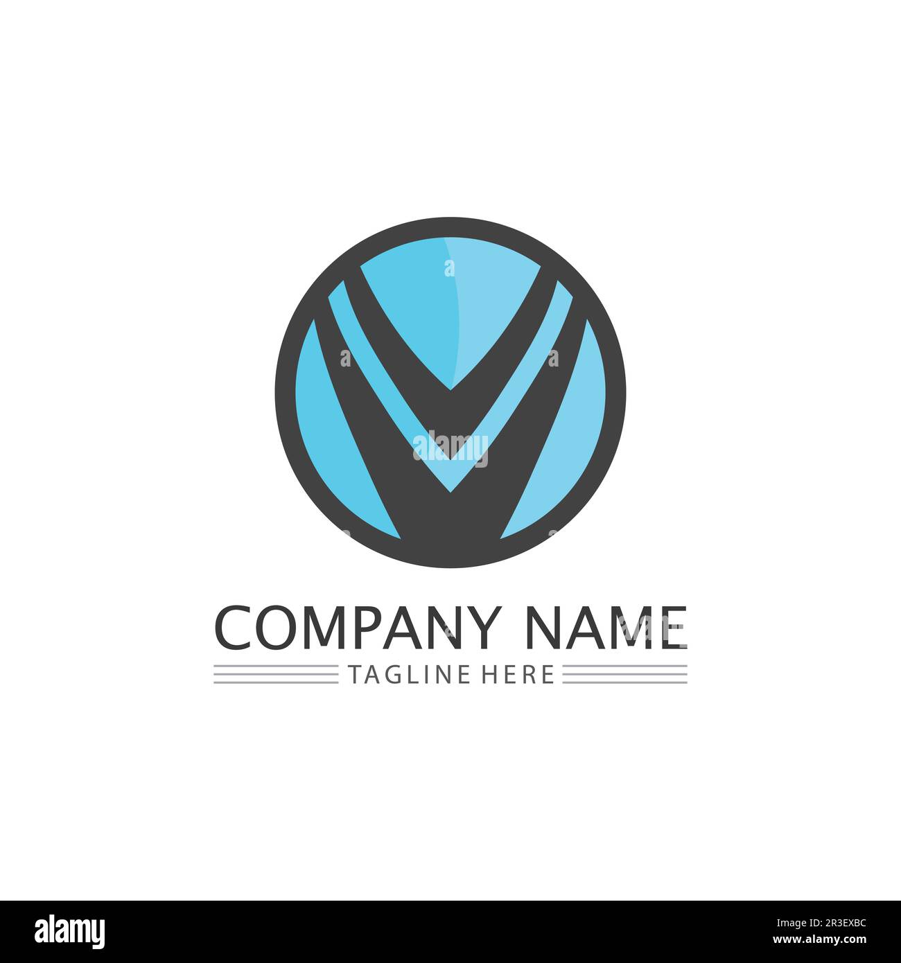 V Letter Logo and checklist Template vector icon illustration Stock Vector