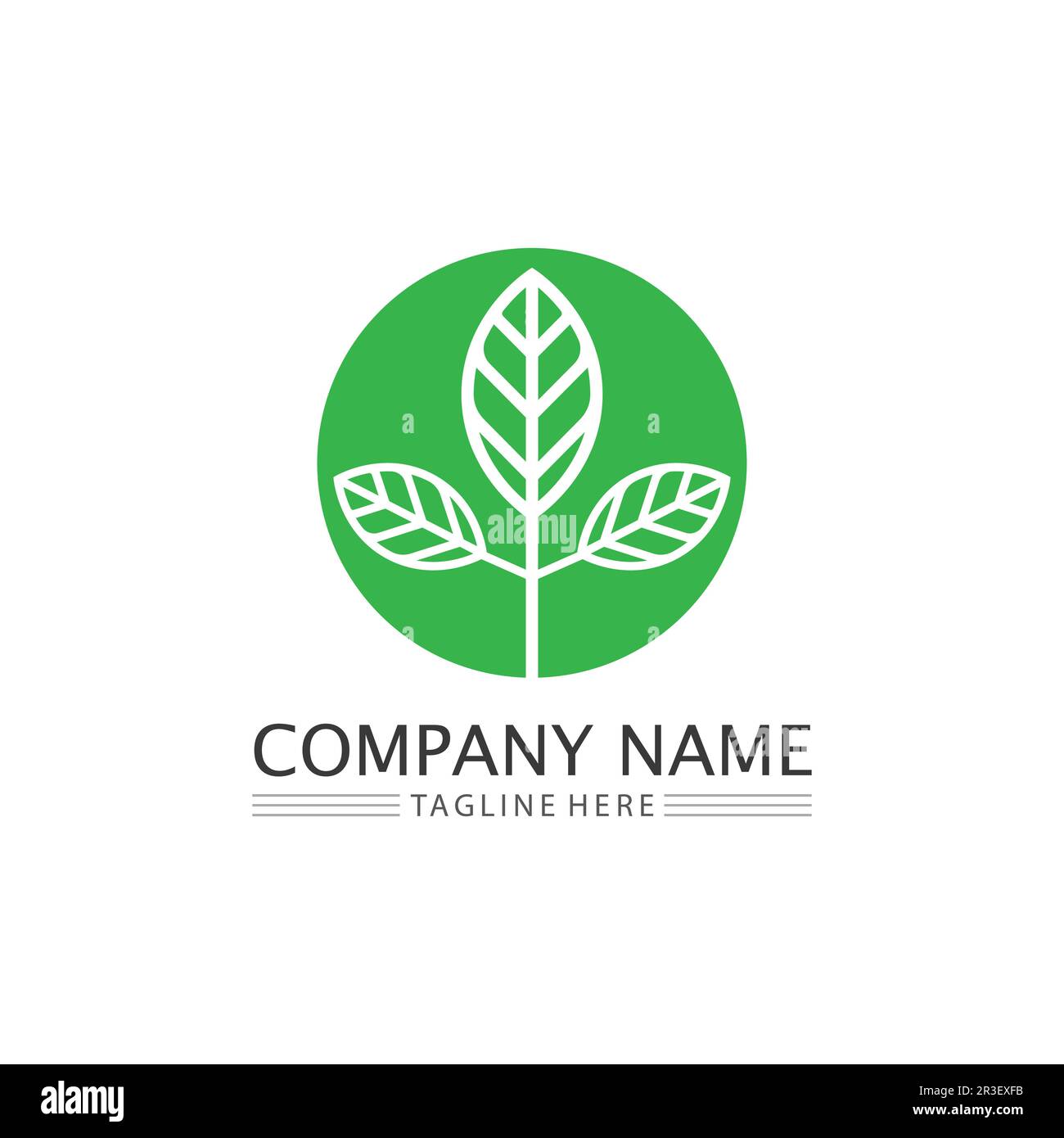 Tree leaf vector and green logo design friendly concept Stock Vector ...