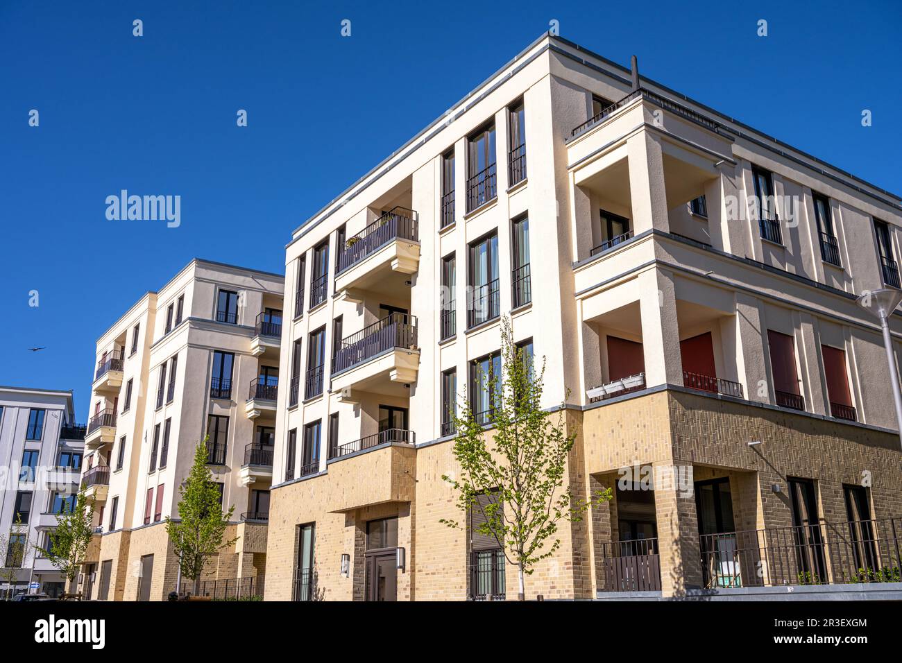 Modern apartment buildings seen in Berlin, Germany Stock Photo Alamy