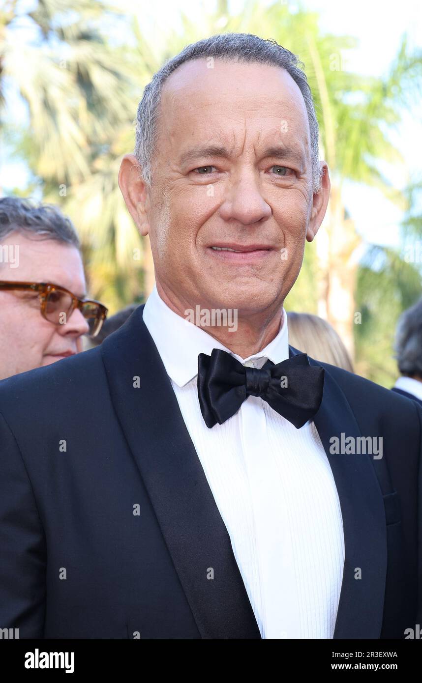 Cannes, France. 23rd May, 2023. Tom Hanks attends the "Asteroid City" red carpet during the 76th
