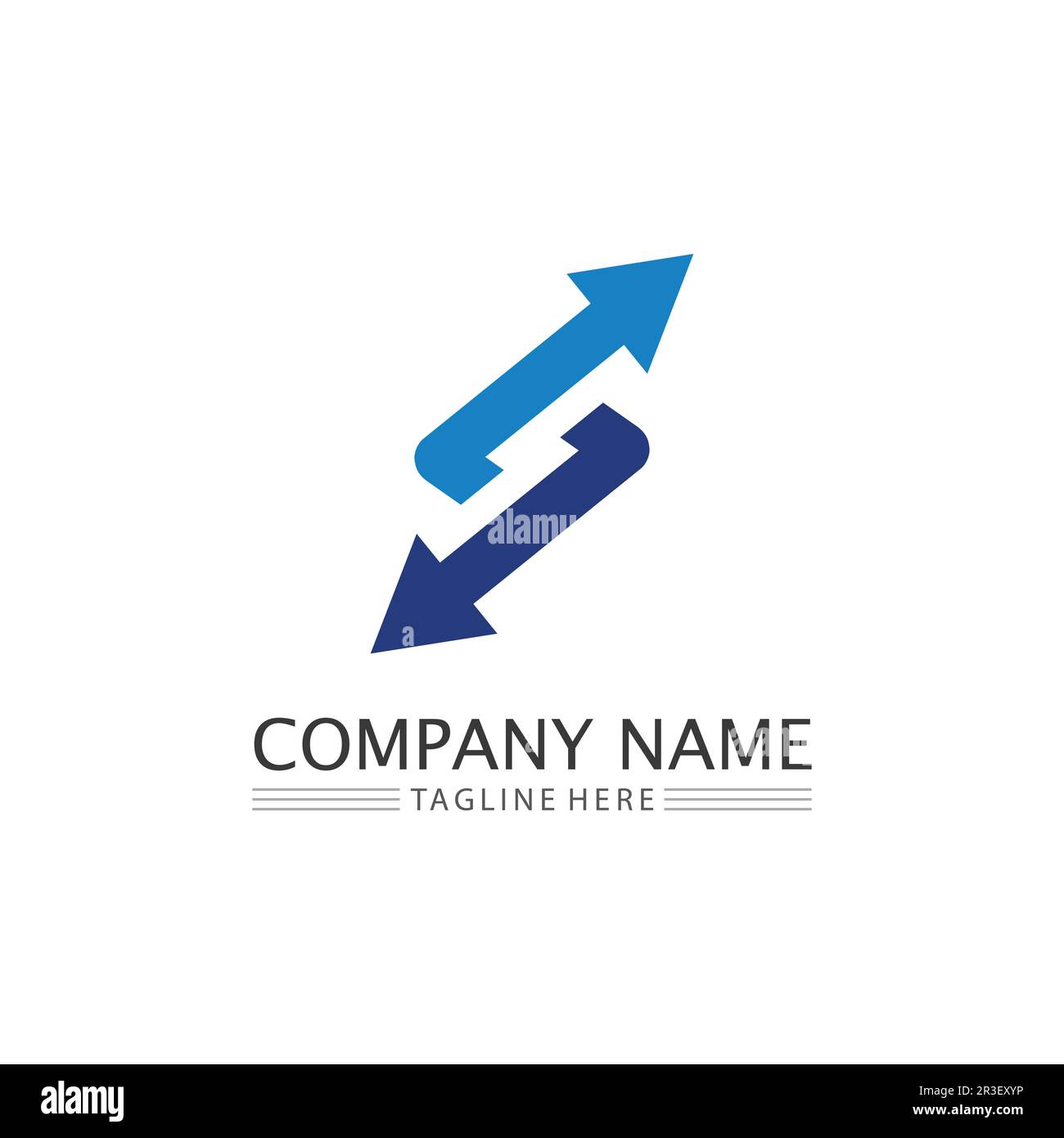 Arrow logo design vector for music, media, play, digital audio and ...
