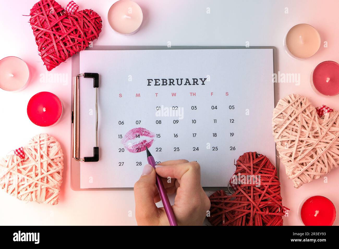 Love calendar hi-res stock photography and images - Alamy
