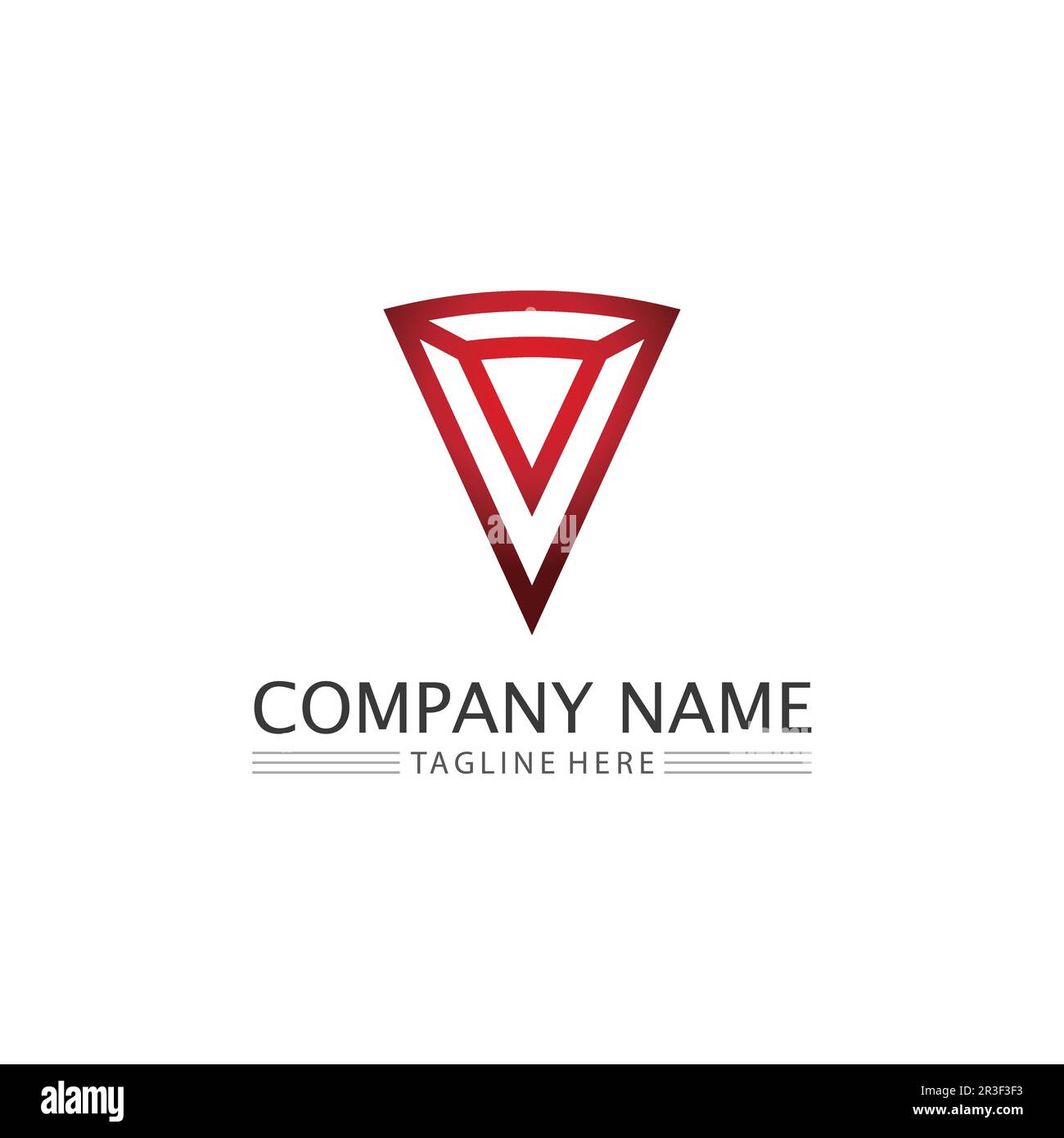 V Letter Lightning Logo Template vector icon illustration design Stock ...