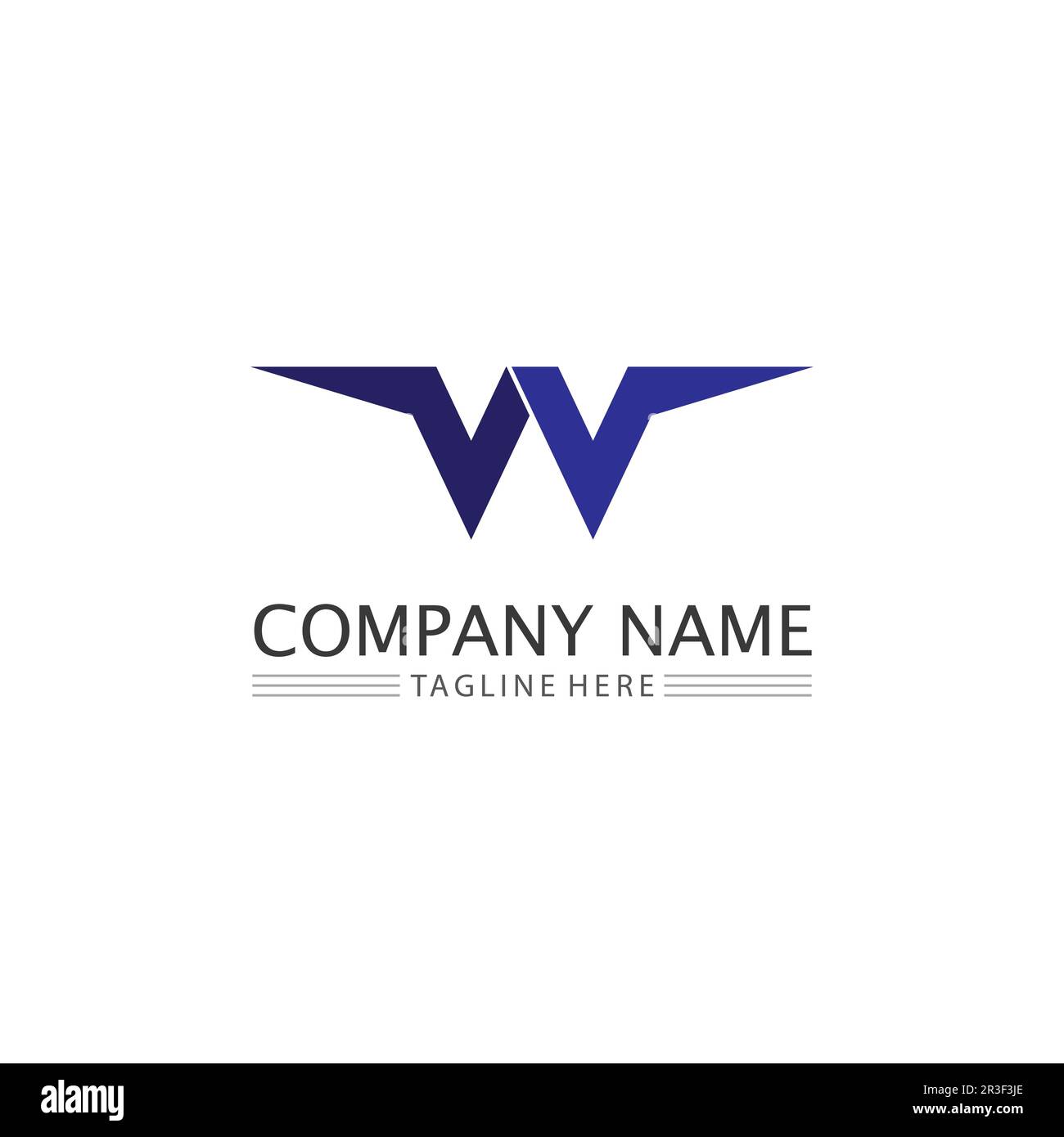 V Letter Lightning Logo Template vector icon illustration design Stock Vector