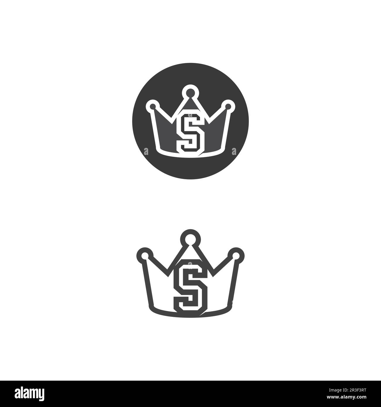 king and queen logo, princess, Crown Logo Template vector icon ...