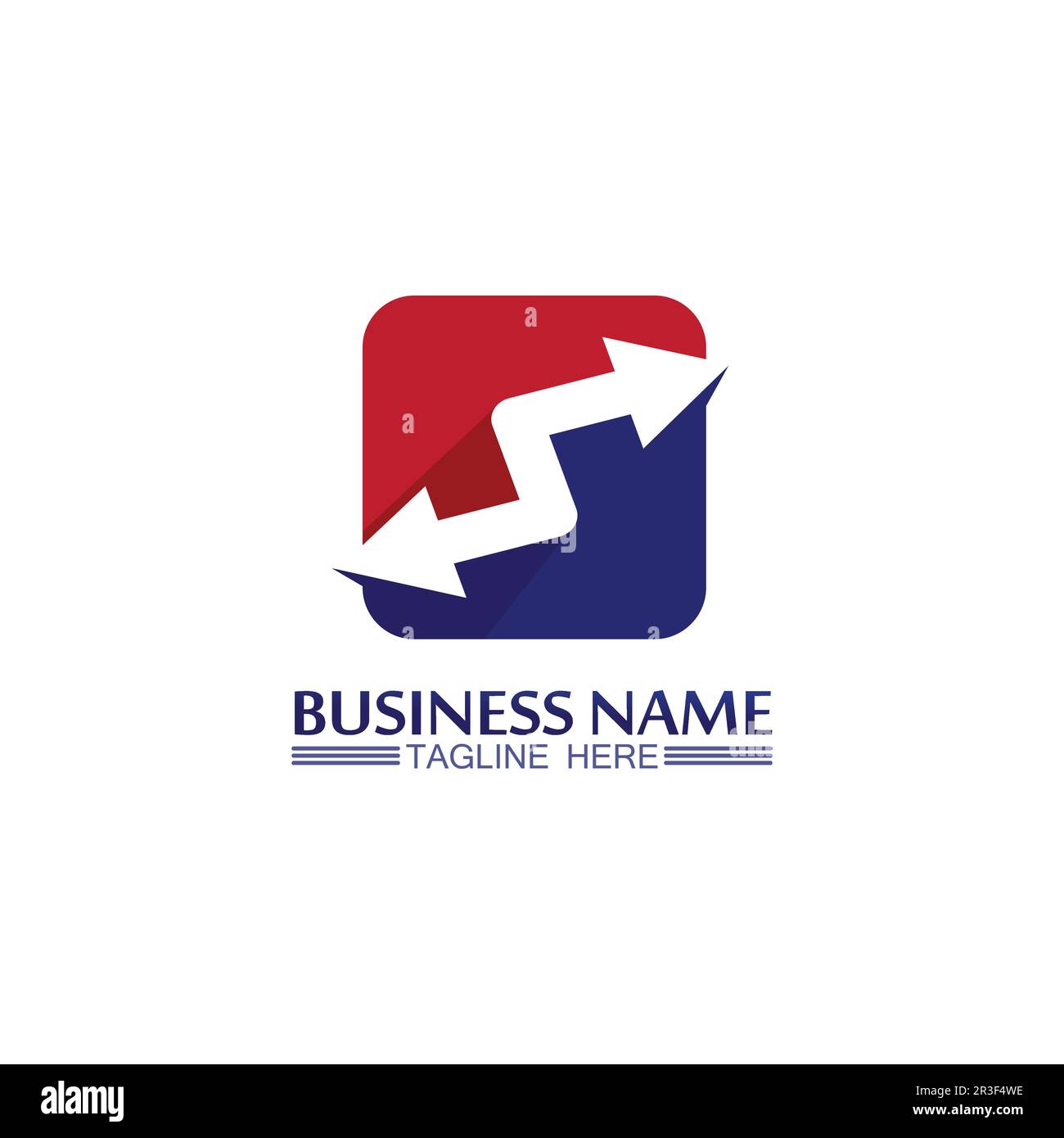 Arrow vector illustration icon Logo Template design Stock Vector Image ...