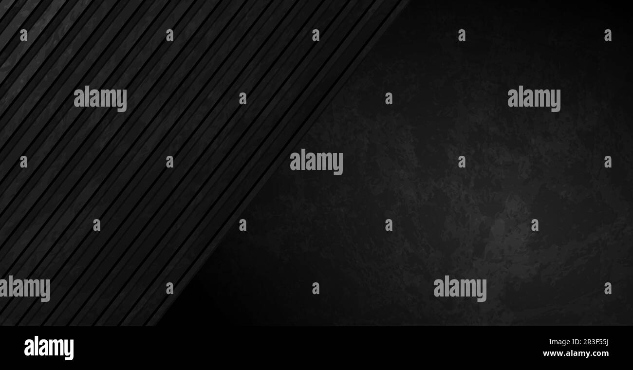 Abstract dark black textured panoramic background Stock Photo - Alamy