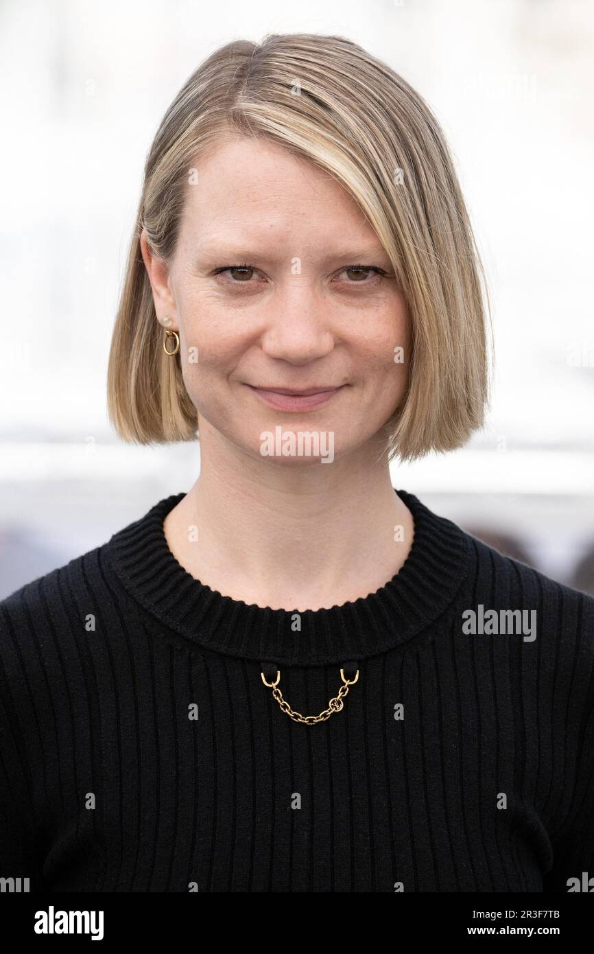 Cannes, France. 23rd May, 2023. Mia Wasikowska attends the Club Zero  photocall at the 76th annual Cannes film festival at Palais des Festivals  on May 23, 2023 in Cannes, France. Photo by