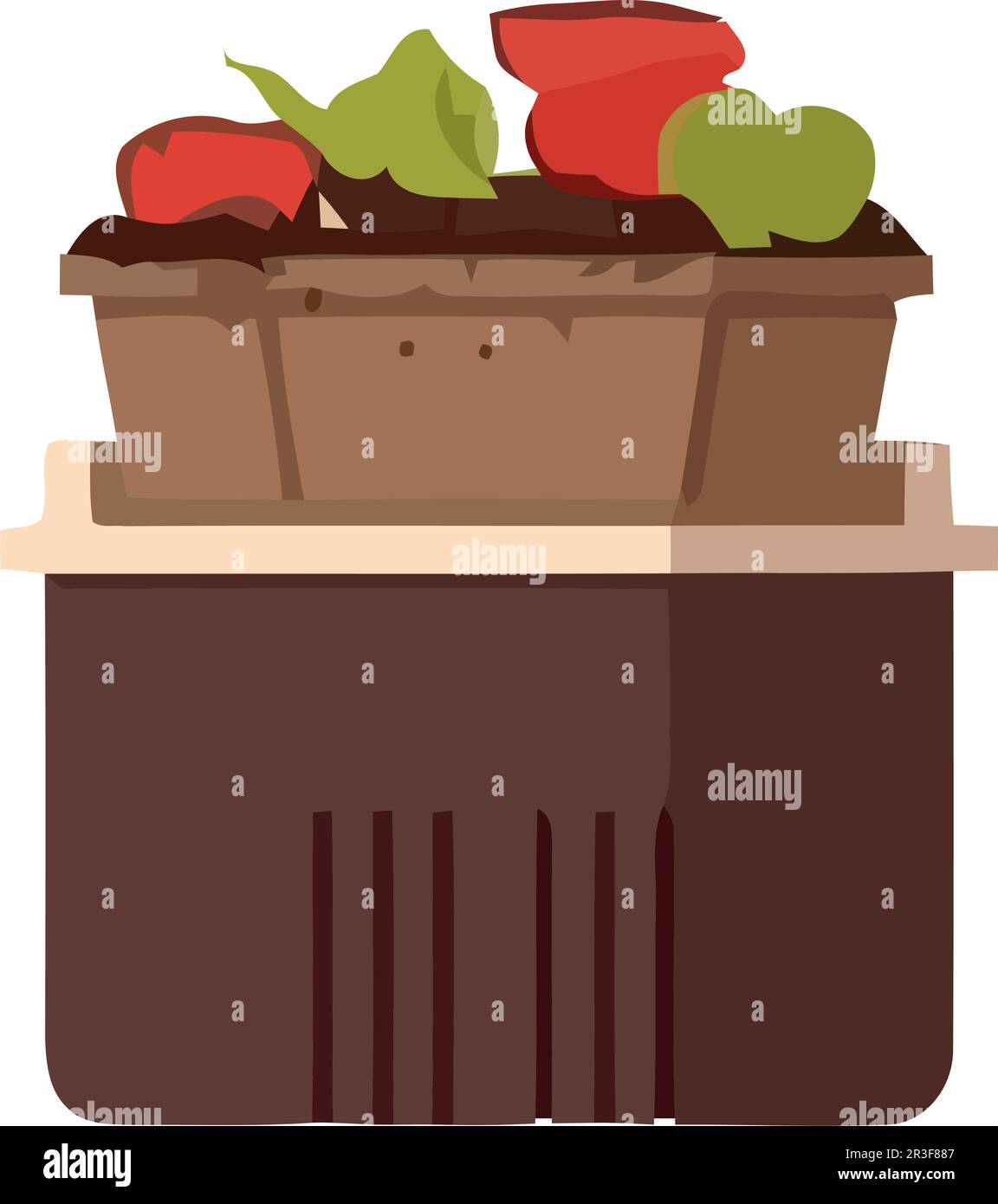 waste organic vegetables Stock Vector Image & Art - Alamy