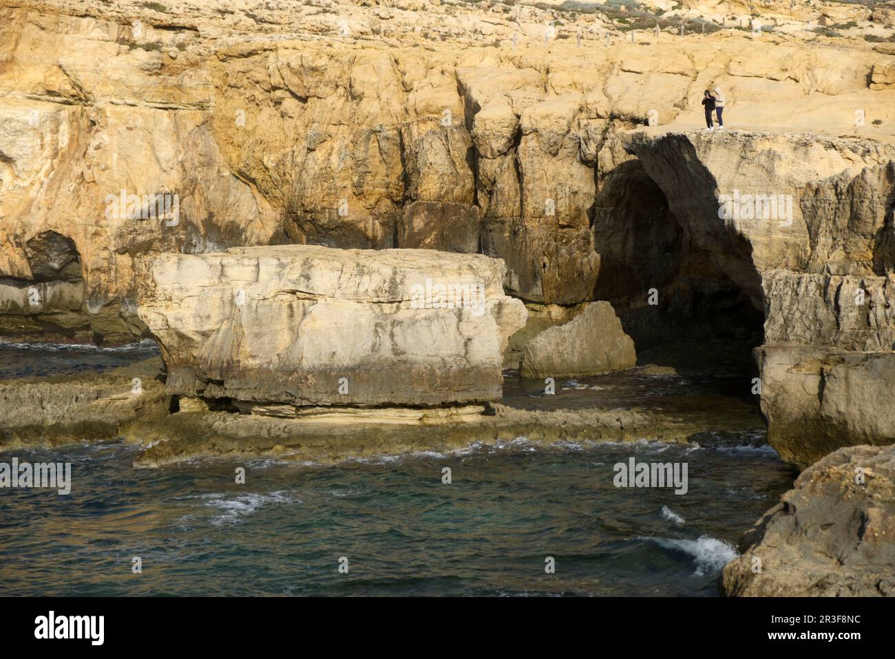 Azure Window, Tieqa Zerqa, Blue Window, Gozo, Malta Stock Photo