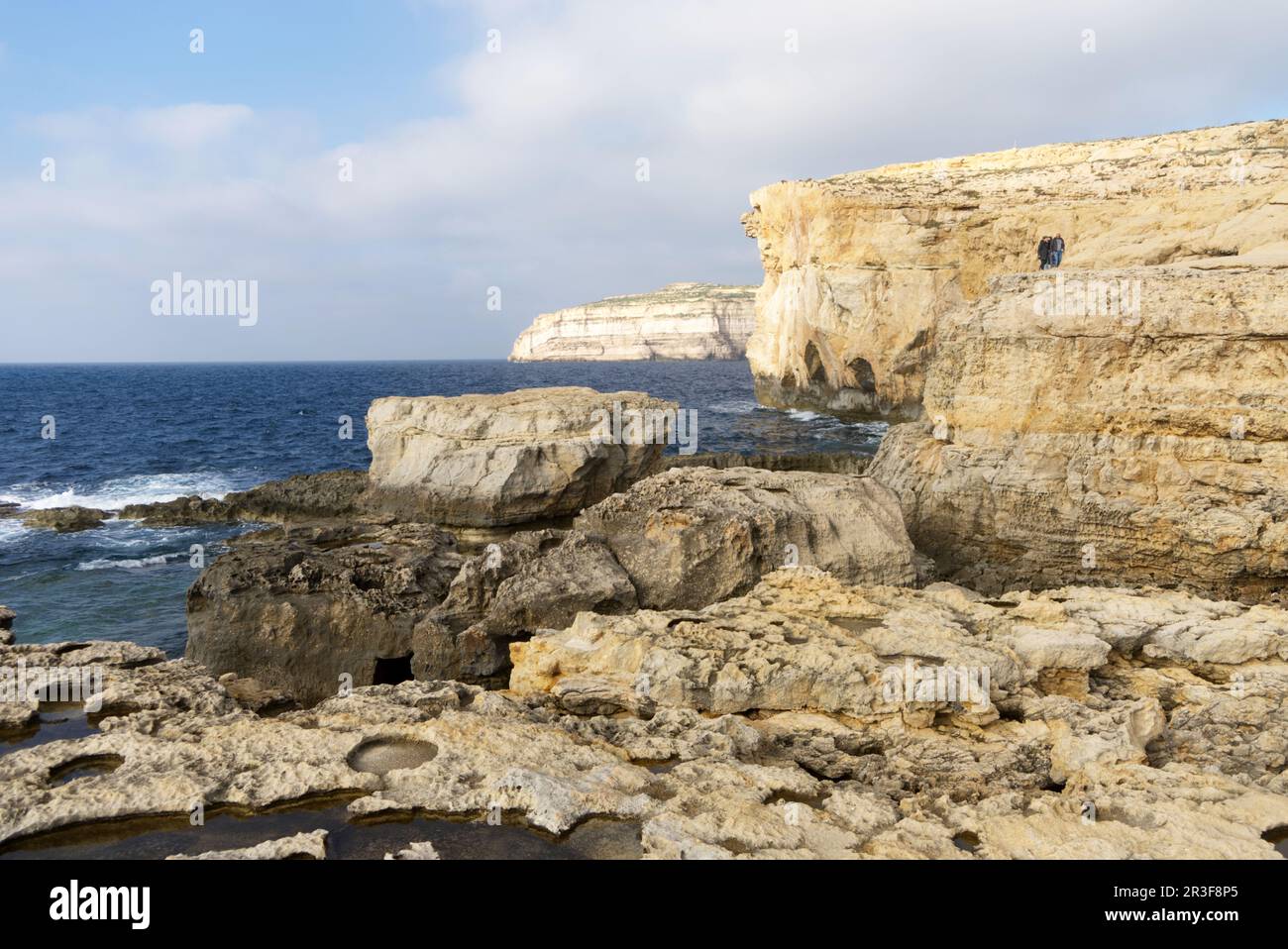 Azure Window, Tieqa Zerqa, Blue Window, Gozo, Malta Stock Photo