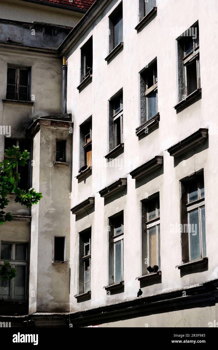 architectura, old building, vacant, windows, window, old, exhausted ...