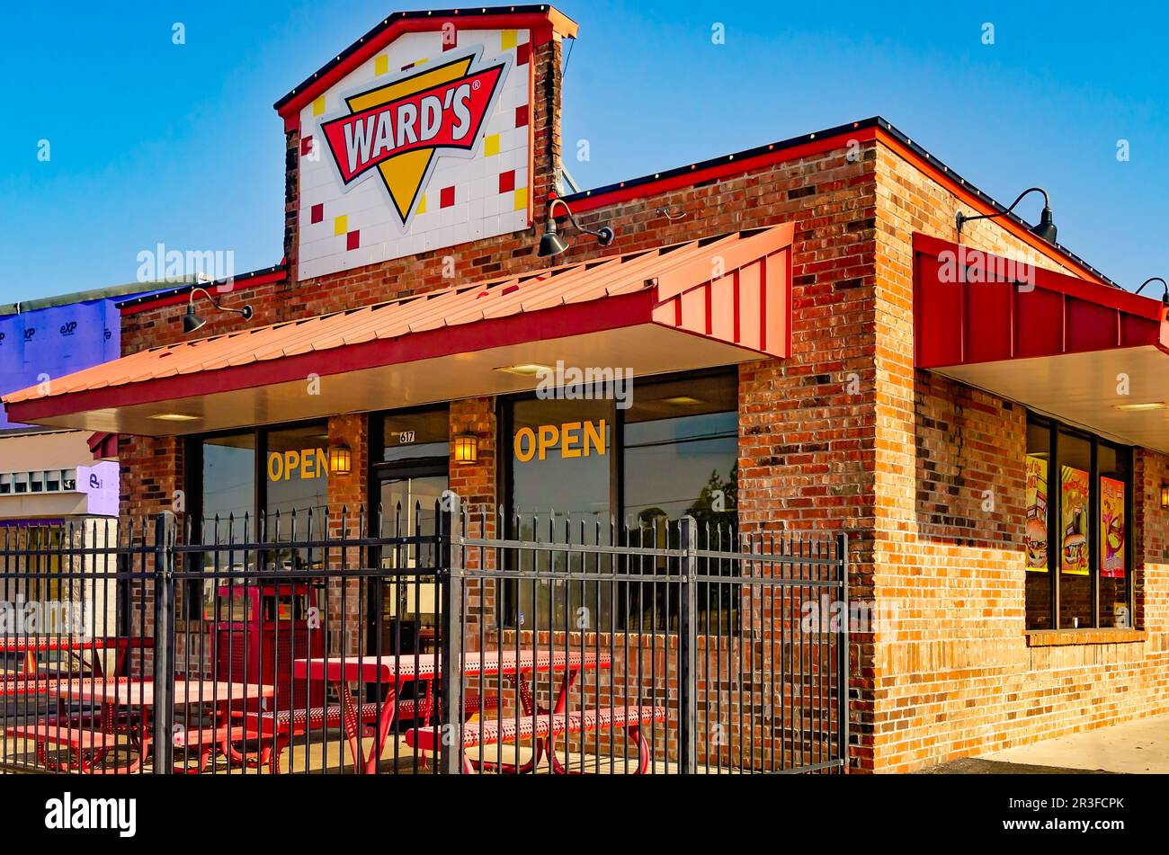 Ward’s, an American restaurant chain, is pictured, May 13, 2023, in Gulfport, Mississippi. Wards was founded by Richard and Ed Ward in 1978. Stock Photo
