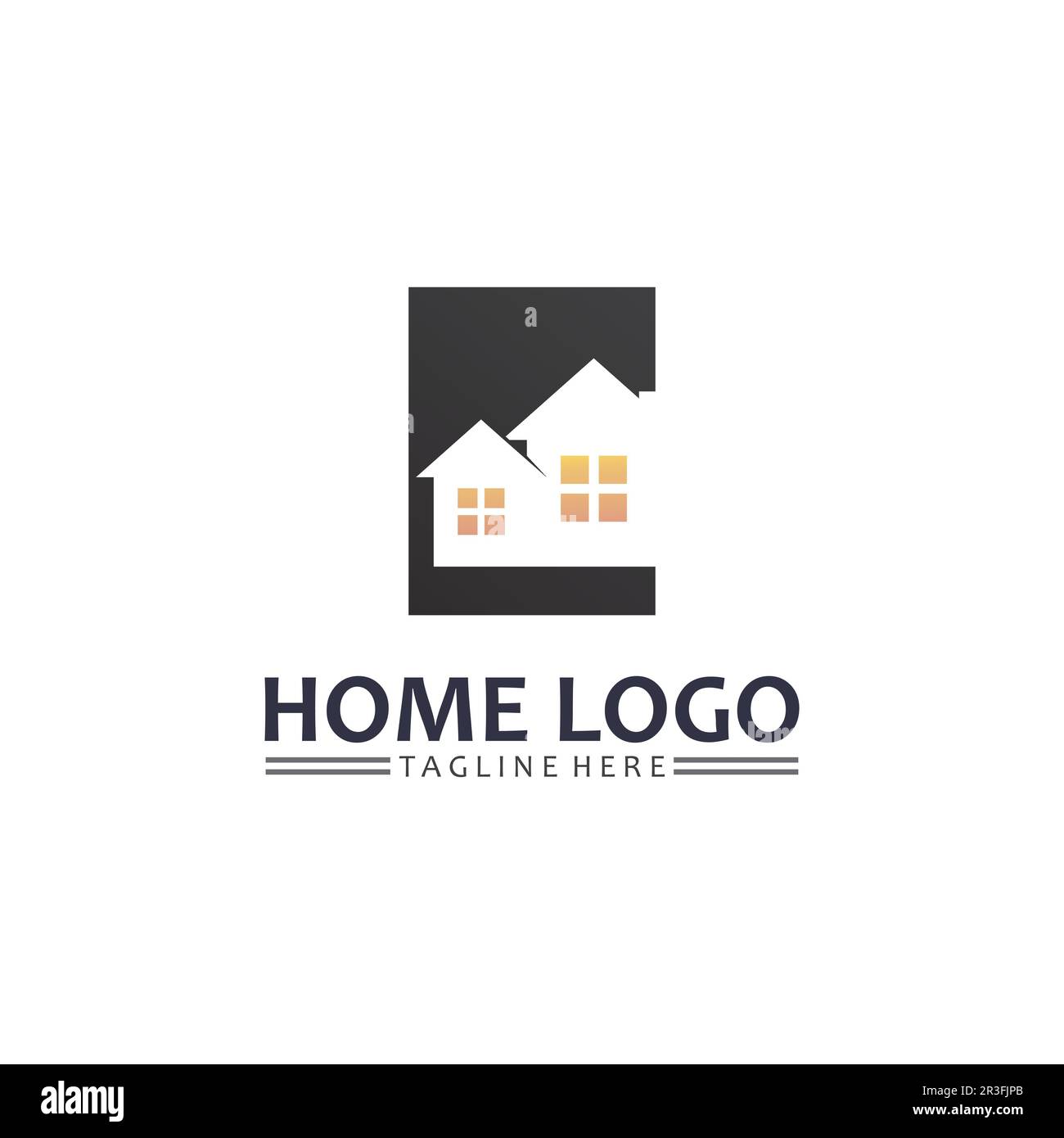 Real estate and home buildings vector logo icons template Stock Vector ...