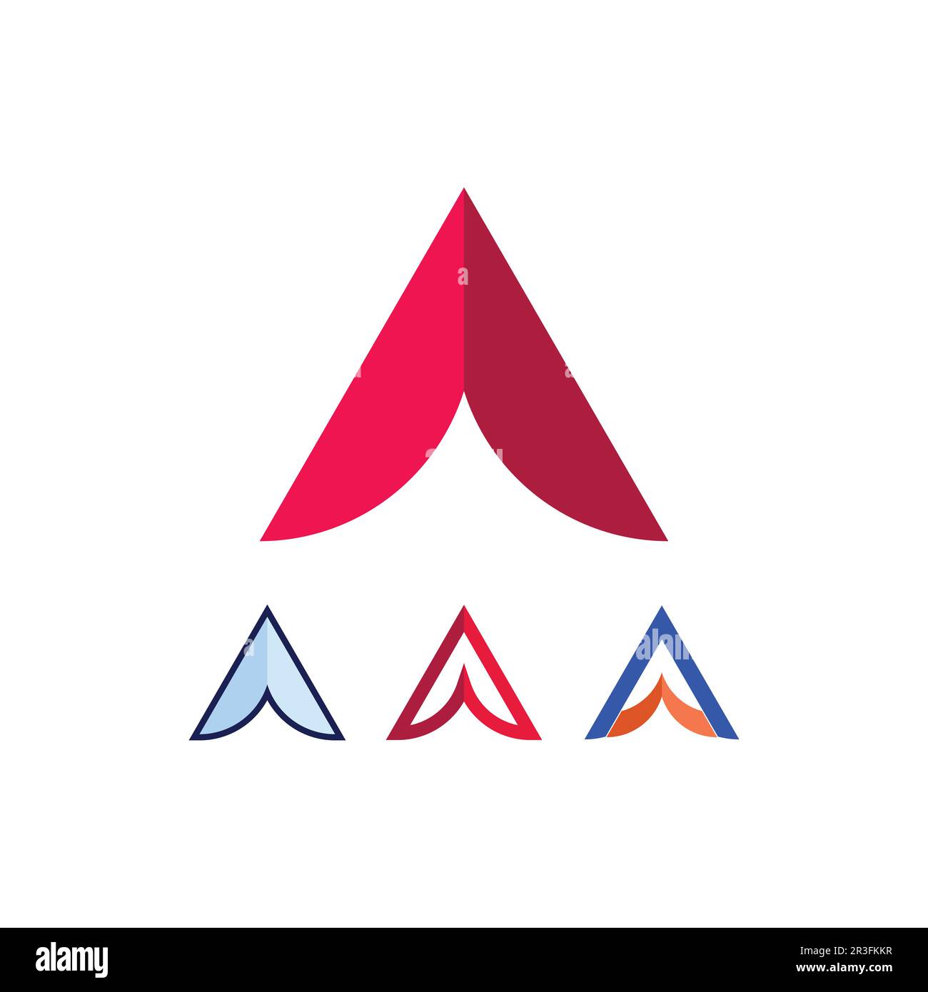 Arrow logo design vector for music, media, play, digital audio and ...