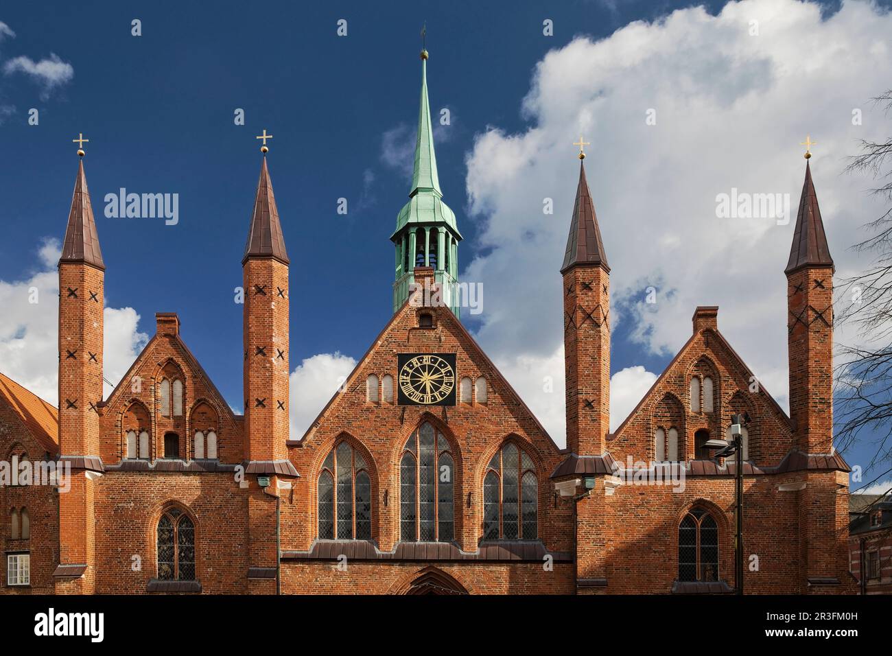 Holy Spirit Hospital, one of the oldest existing social institutions in the world, Luebeck, Germany Stock Photo