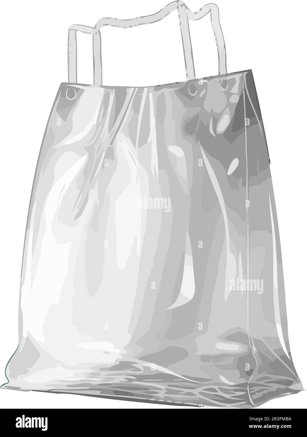 Shopping bag design with handle and packaging Stock Vector Image & Art
