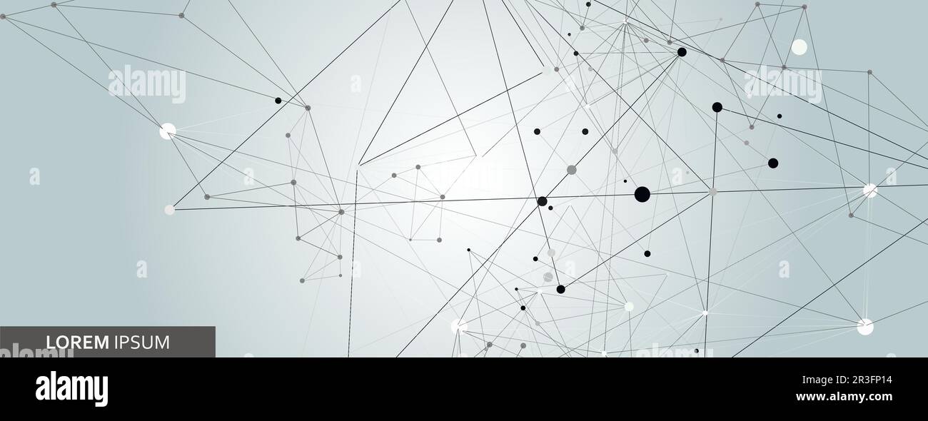 Vector connect triangle structure design. Modern background. Abstract ...