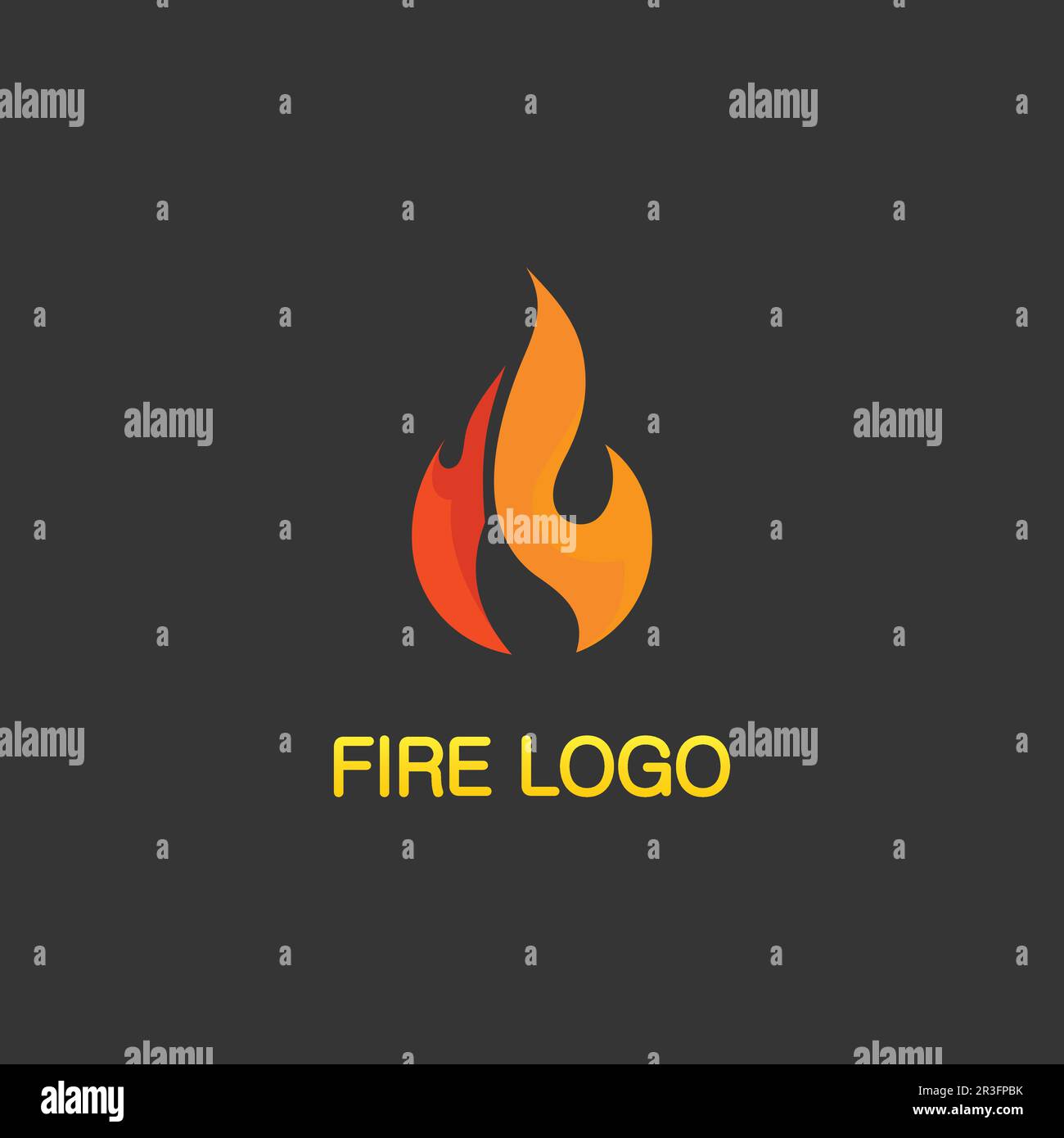 fire logo and icon, hot flaming element Vector flame illustration ...