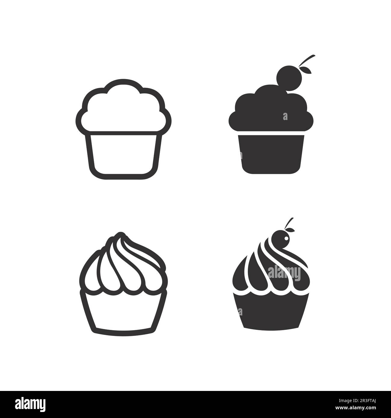 Cakes and Bakery icon logo design food vector bread vector, and symbol ...