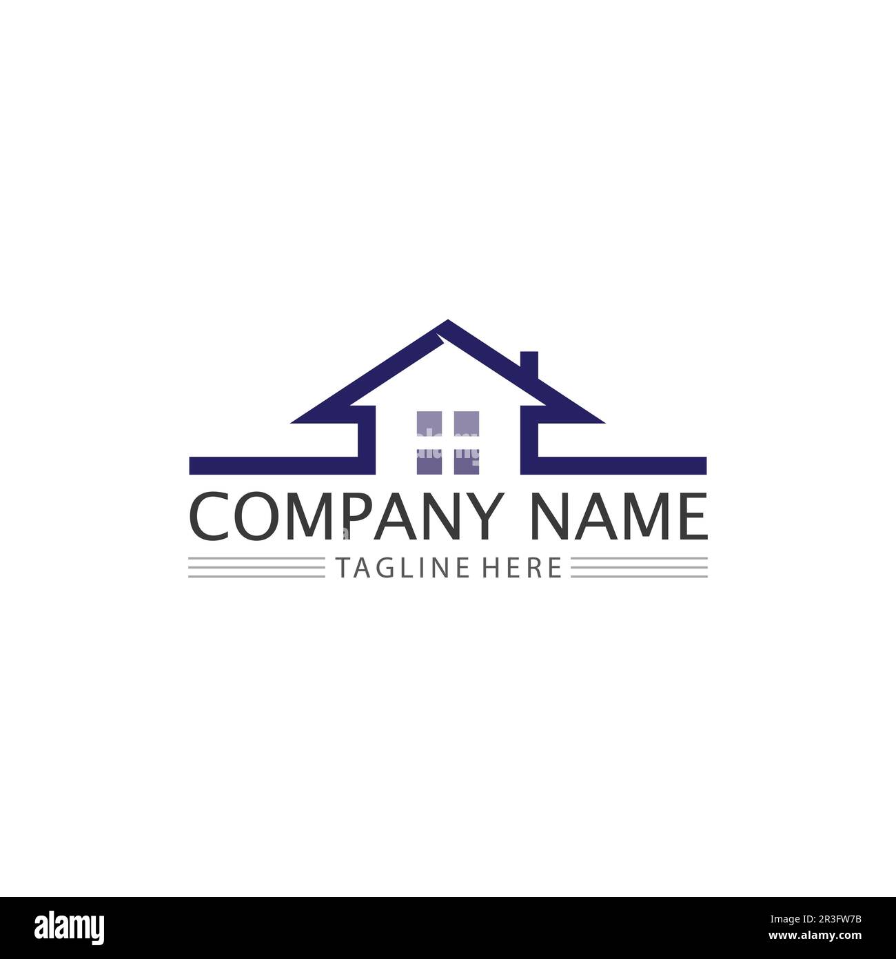 house and Real estate and home buildings vector logo icons template ...