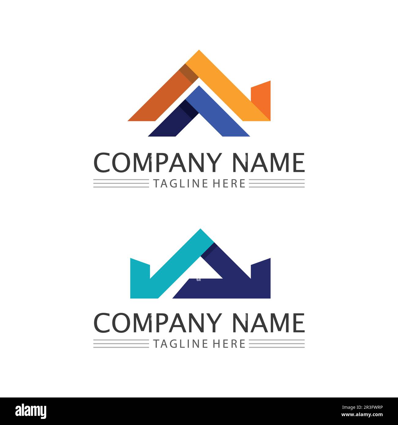 house and Real estate and home buildings vector logo icons template ...