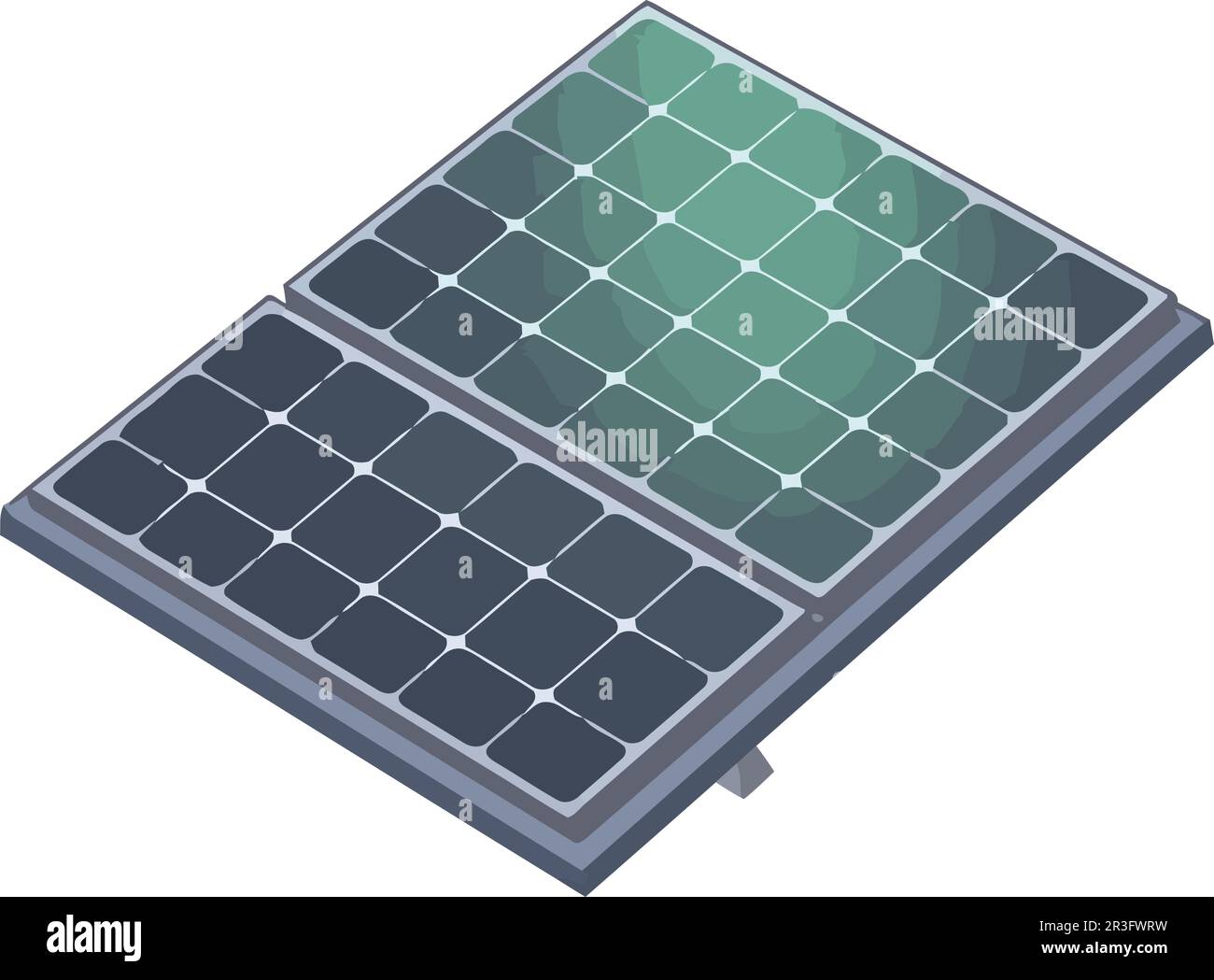 solar panel on white background Stock Vector Image & Art - Alamy