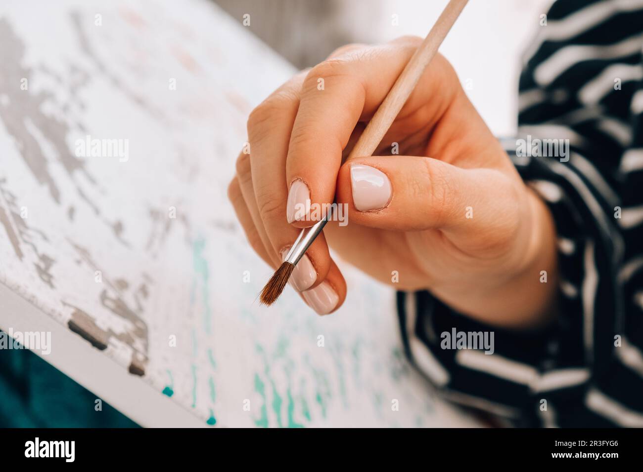 Painting by numbers hi-res stock photography and images - Alamy