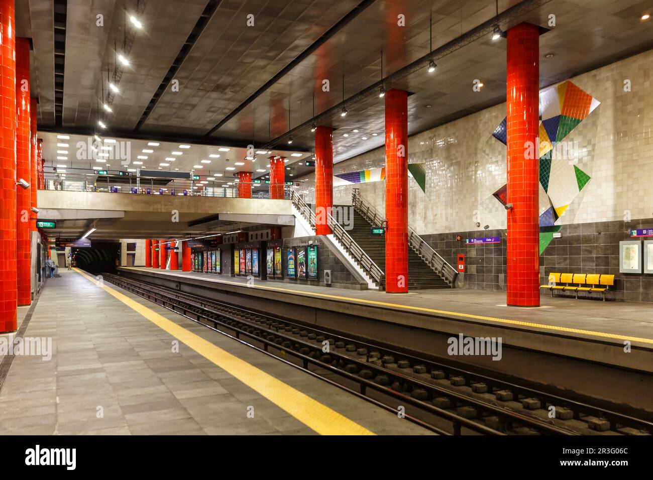 In the Lisbon subway, Lisbon, Portugal Stock Photo - Alamy