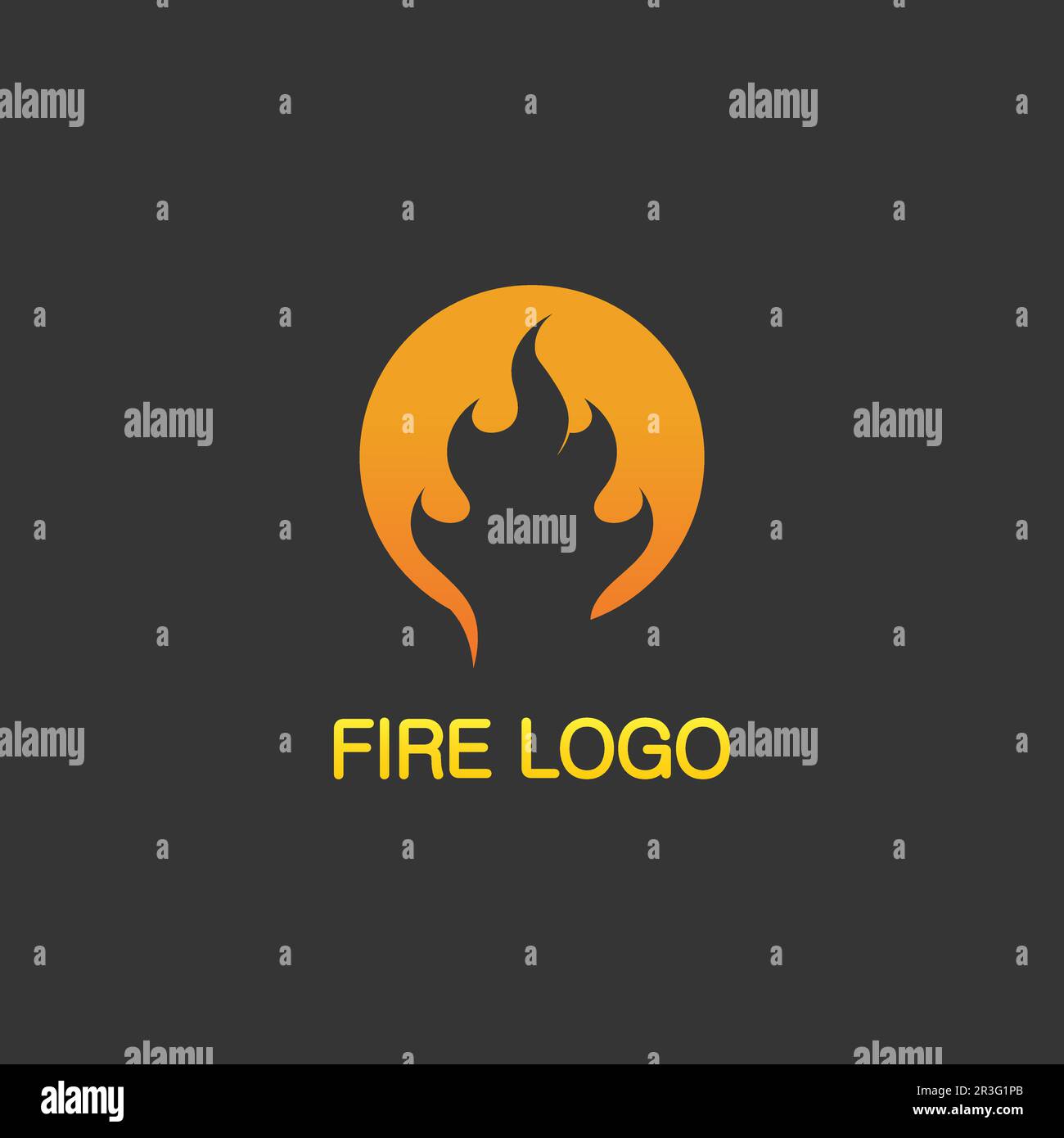 fire logo and icon, hot flaming element Vector flame illustration ...